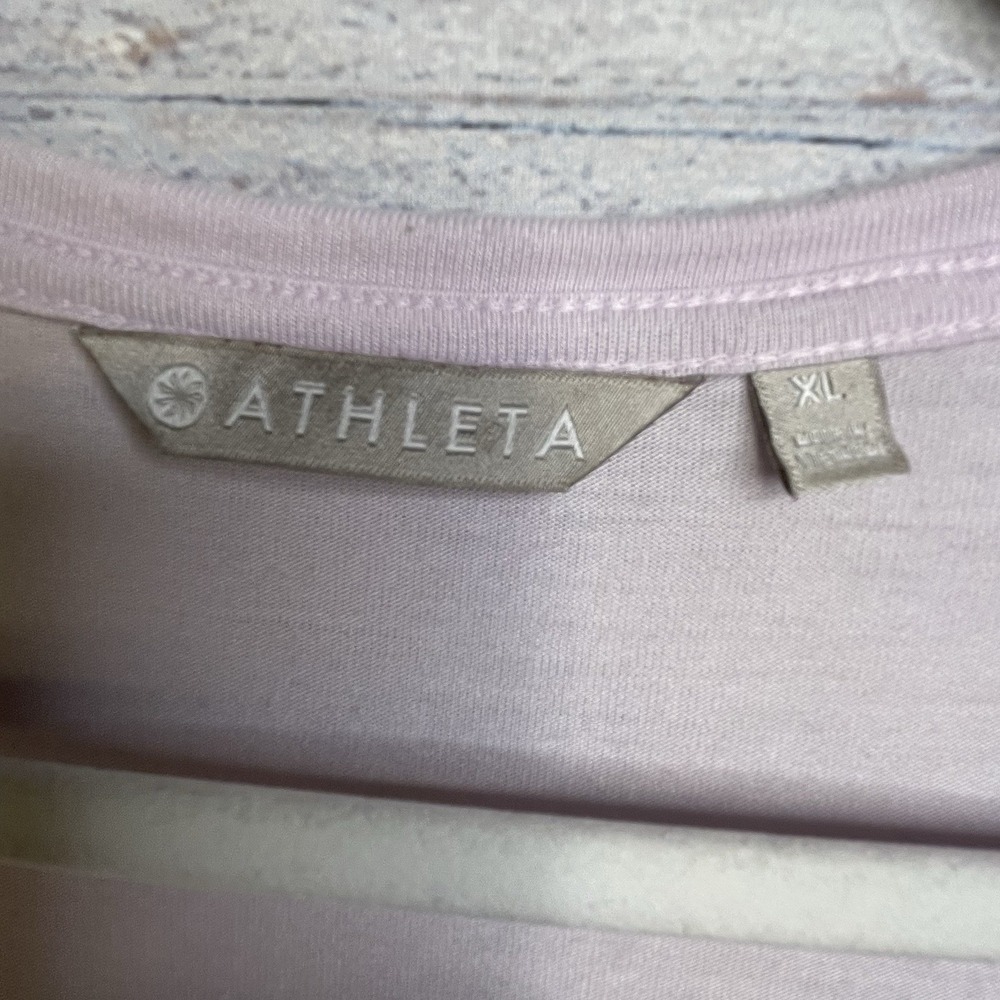 Athleta Cloudlight Top Size XL Simply Lilac Modal Blend Comfy - Picture 7 of 14